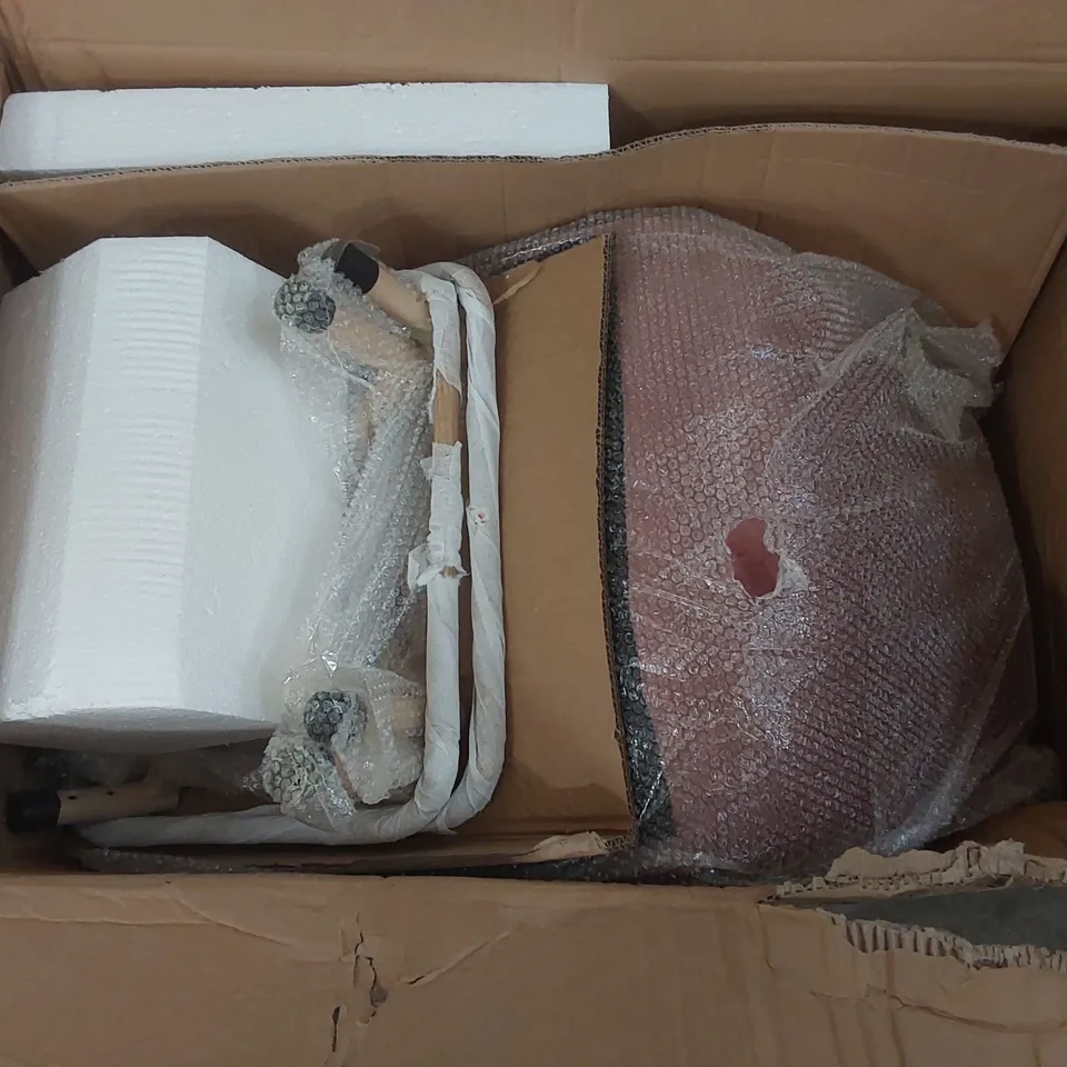 BOXED PAIR OF HARPER BARSTOOLS HARPER PINK VELVET (1 BOX)