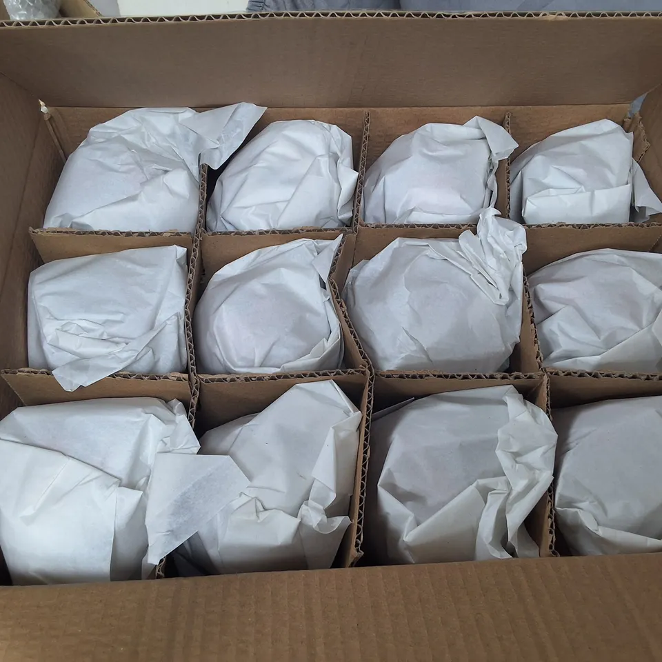 SET OF 12 GISELA GRAHAM DECORATIVE RED BAUBLES