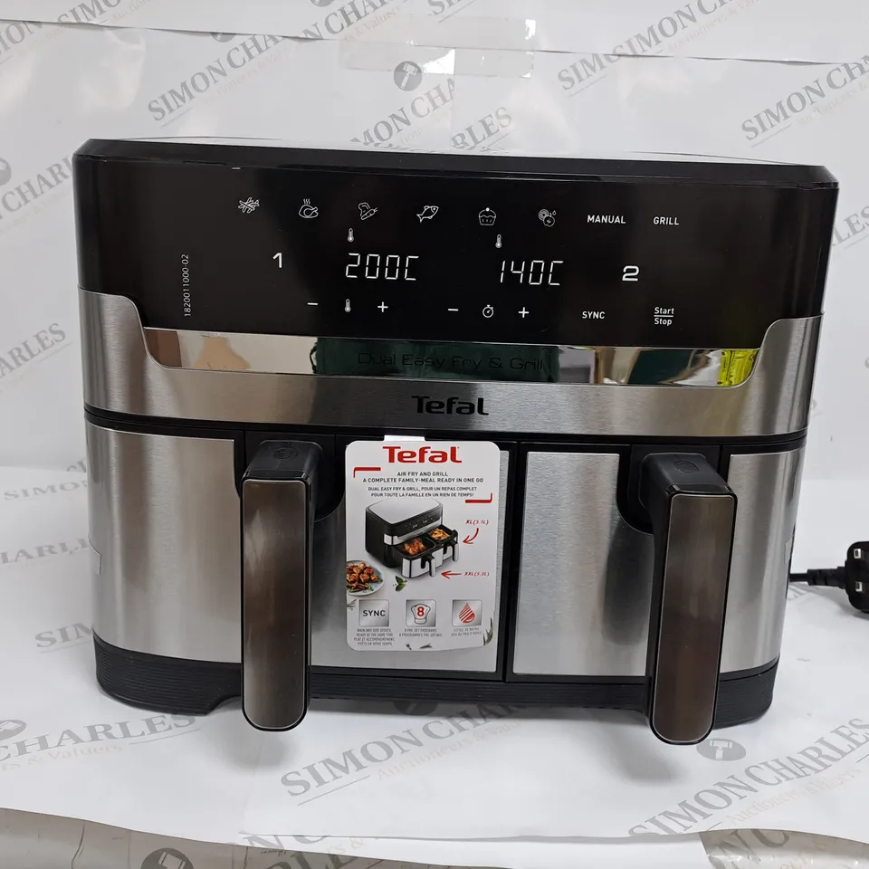 BOXED TEFAL DUAL EASY FRY & GRILL 