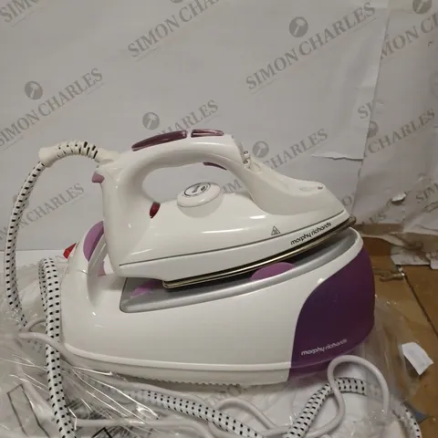 MORPHY RICHARDS JET STEAM GENERATOR IRON PINK/WHITE