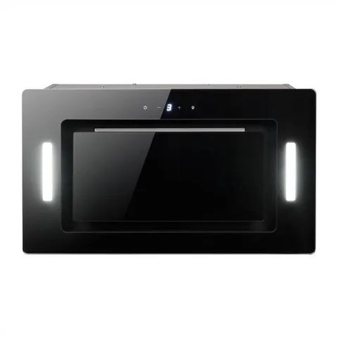BOXED ELECTRIQ 52CM GLASS CANOPY COOKER HOOD - BLACK