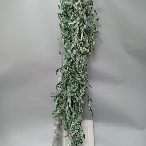 BOXED ALISON CORK 180CM PRE-LIT GREEN LEAF DETAIL INDOOR WILLOW TREE - COLLECTION ONLY