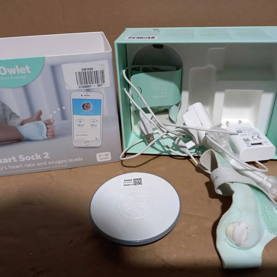 OWLET SMART SOCK 2 BABY HEART AND OXYGEN LEVEL MONITOR