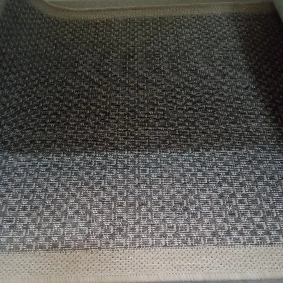 BAPTIST FLATWEAVE TWEED BEIGE/CREAM RUG 67X360CM
