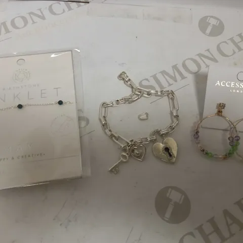 LOT OF 3 ASSORTED JEWELLERY ITEMS