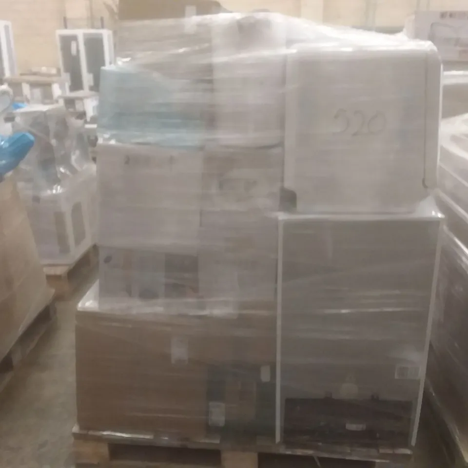 PALLET OF APPROXIMATELY 25 UNPROCESSED RAW RETURN HOUSEHOLD AND ELECTRICAL GOODS TO INCLUDE;