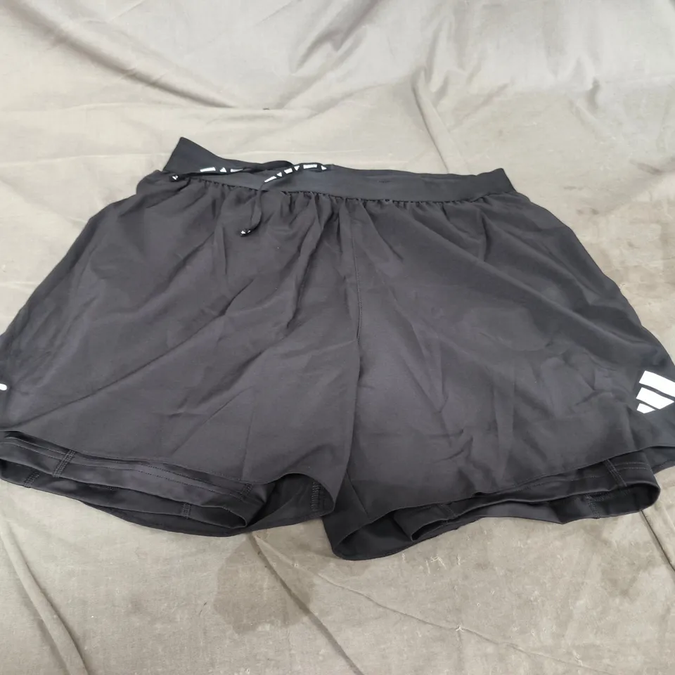 ADIDAS MEN'S SHORTS – BLACK – UK L – REGULAR FIT