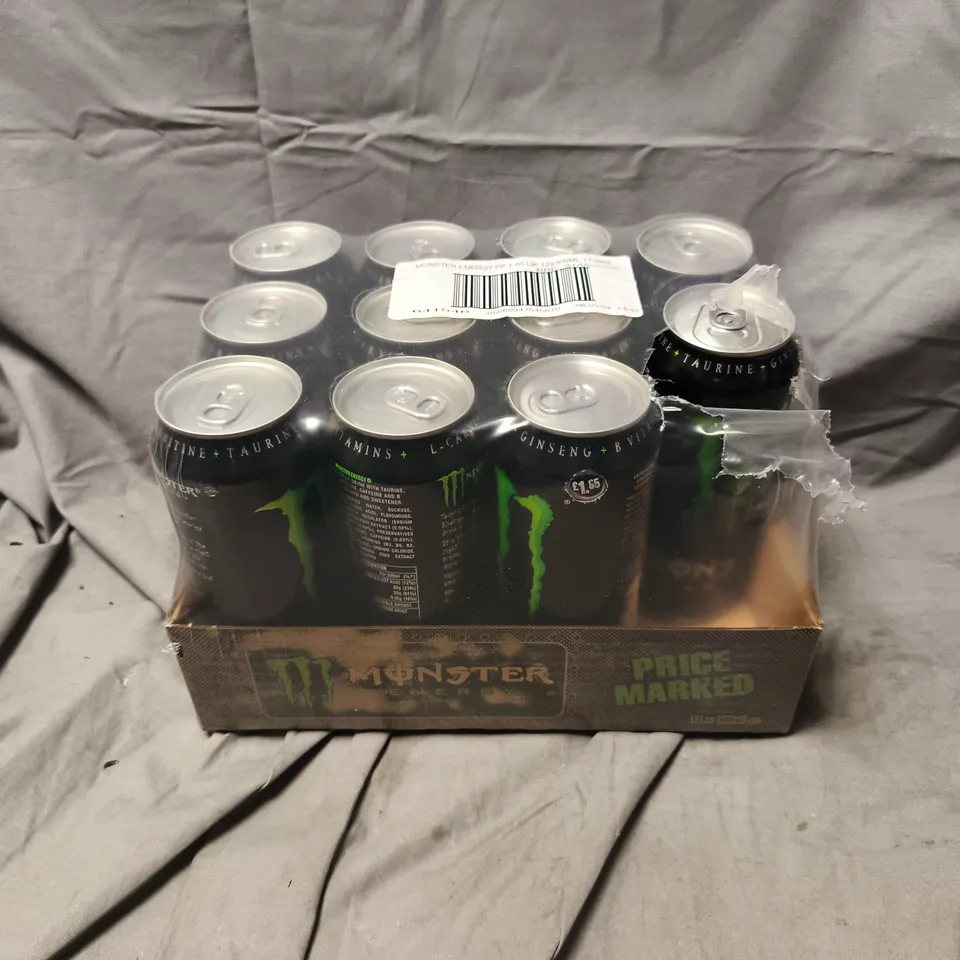 MONSTER ENERGY 11 X 500ML CANS – UK BULK PACK
