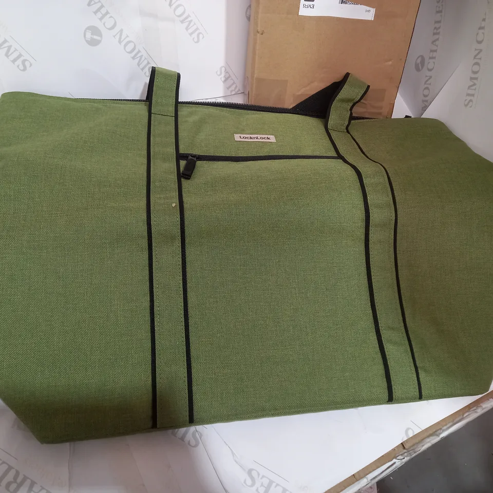 LOCK & LOCK GREEN MARL LARGE FREEZER BAG