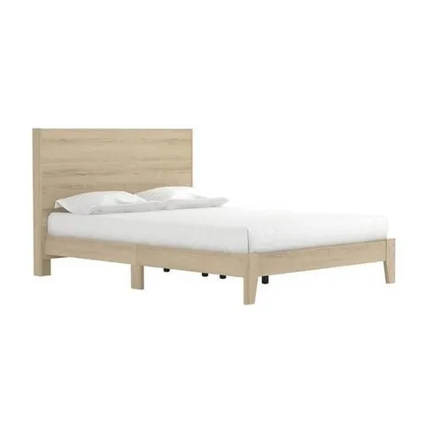 BOXED CAMBERLEY DOUBLE BED - LIGHT OAK (1 BOX)