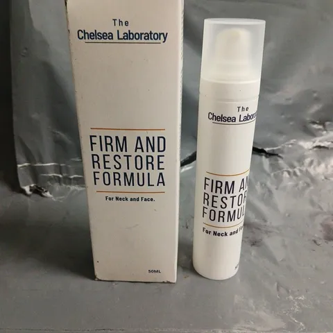 BOXED THE CHELSEA LABORATORY FIRM AND RESTORE FORMULA 50ML