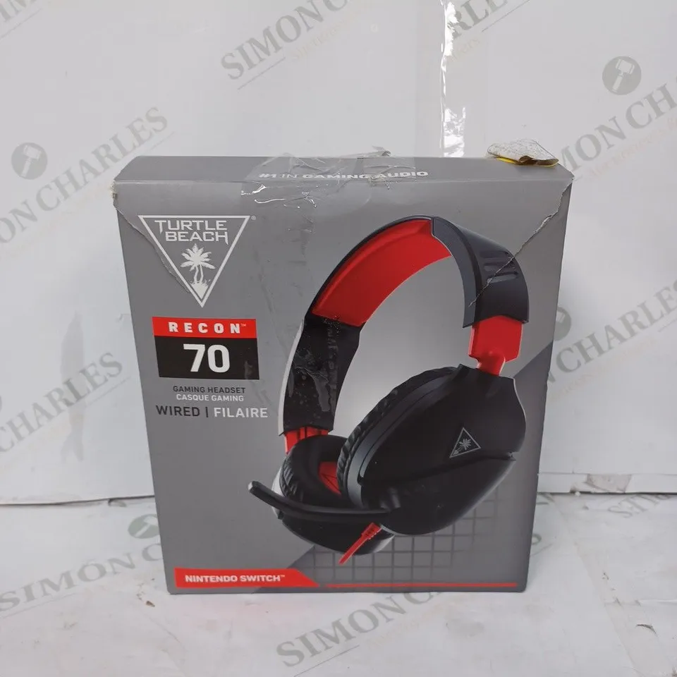 TURTLE BEACH RECON 70 WIRED NINTENDO SWITCH GAMING HEADSET 
