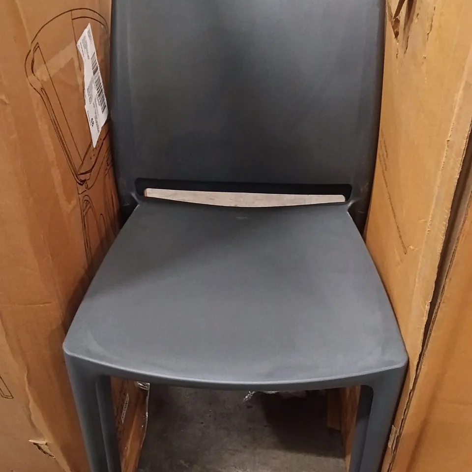 SET OF 2 CHAIRS - GREY