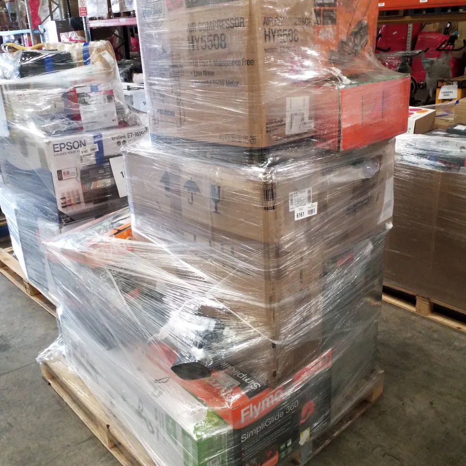 PALLET OF APPROXIMATELY 12 UNPROCESSED RAW RETURN HOUSEHOLD AND ELECTRICAL GOODS TO INCLUDE;
