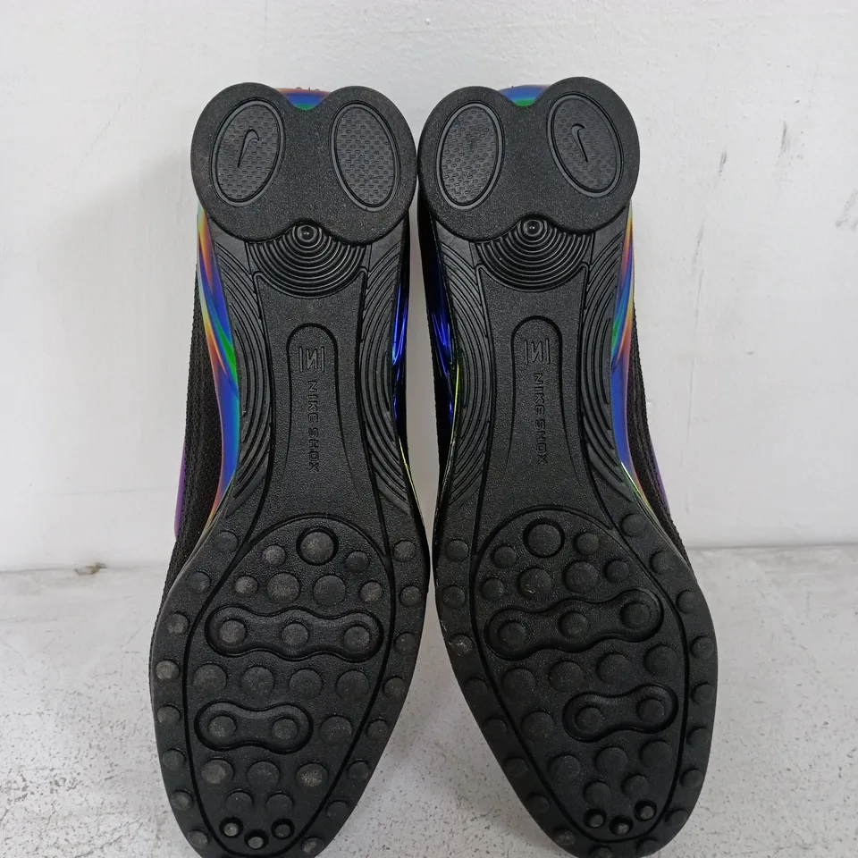 NIKE SHOX Z SE BLACK/MULTICOLOR TRAINERS - UK 8