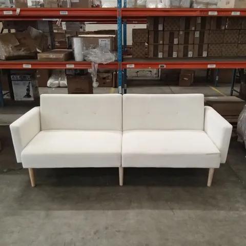 DESIGNER CLICK CLACK SOFA BED - WHITE 