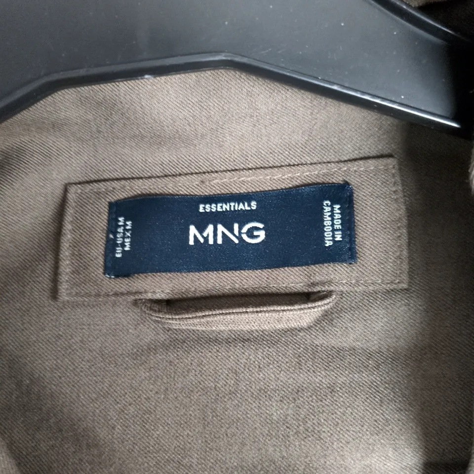 MNG Essentials Men's Brown Overshirt – UK 38 (EU 44)