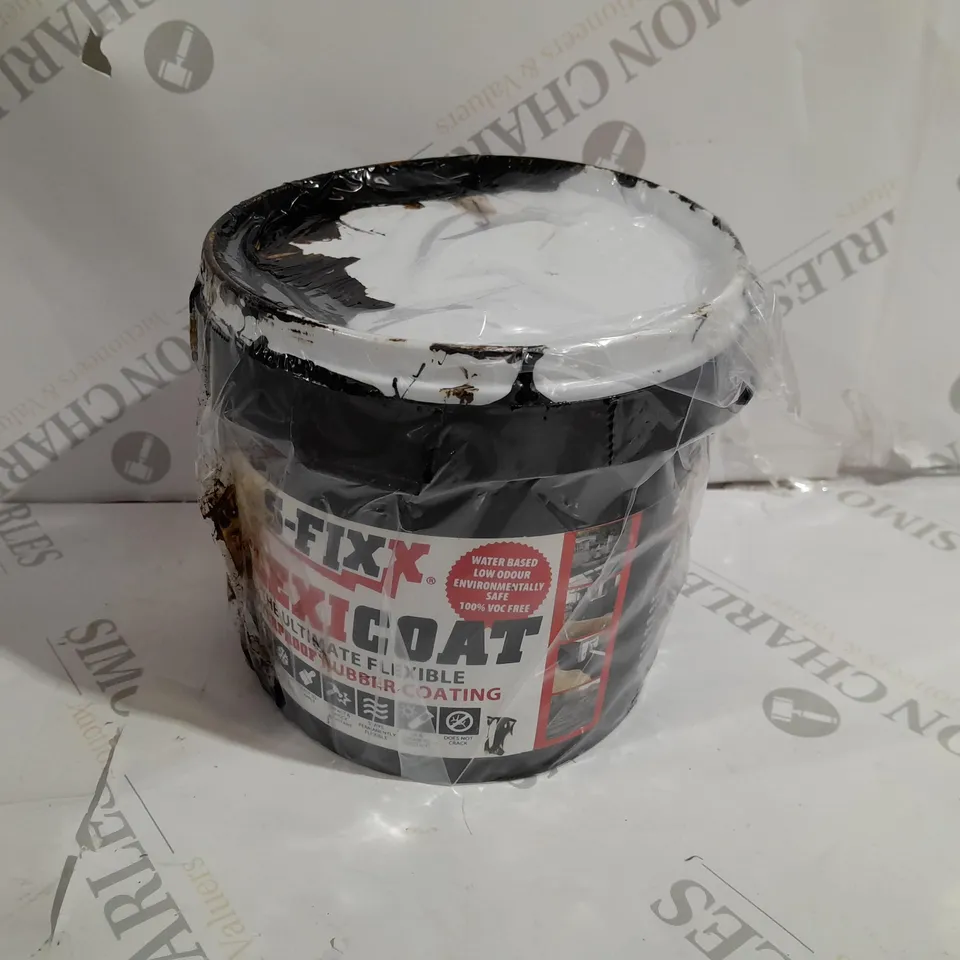 TUB OF APPROX 2KG SFIXX FLEXI COAT LIQUID RUBBER