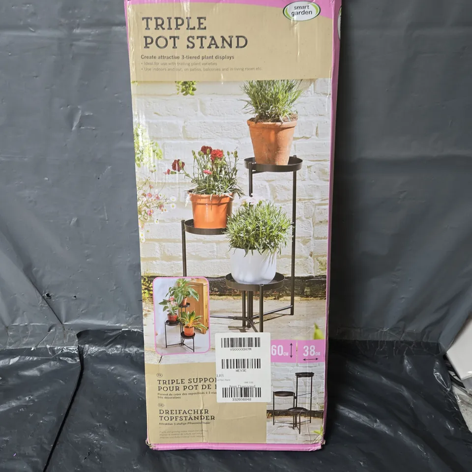 BOXED TRIPLE POT STAND 