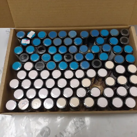 BOX OF APPROXIMATELY 75 X 8ML VIALS OF ALESSANDRO STRIPLAC NAIL POLISH IN FRENCH ROSΓ, CRAZY LAZY