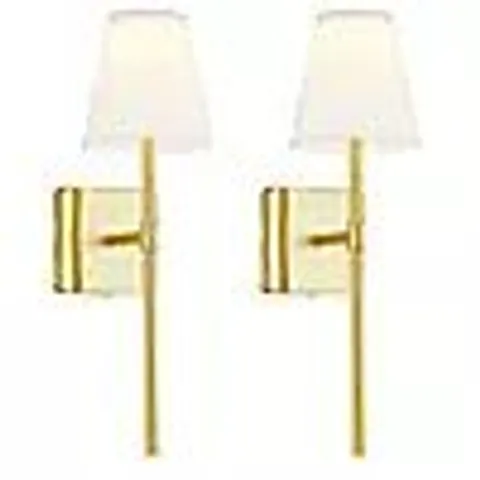 BELL & HOWELL SET OF 2 RECHARGEABLE WALL LIGHT SCONCES