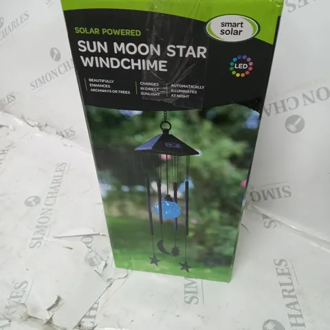 SMART SOLAR SUN MOON STAR WIND CHIME