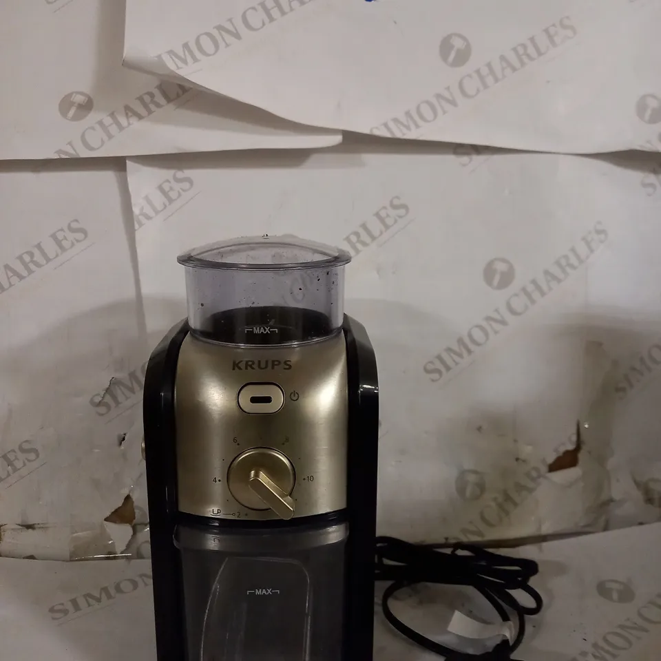 KRUPS EXPERT BURR GRINDER FOR COFFEE BEANS