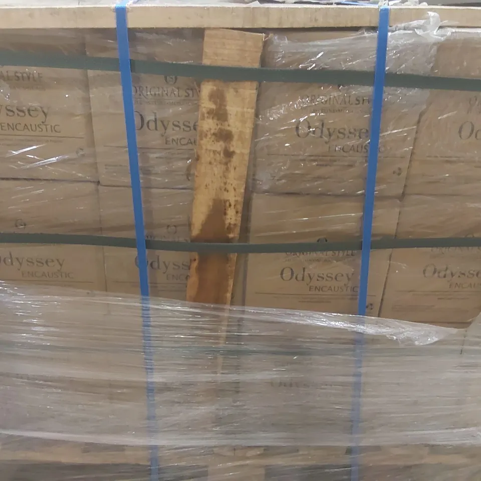 PALLET CONTAINING APPROXIMATELY 60x BOXES OF 9pcs ENCAUSTIC MIXED 20 x 20cm TILES