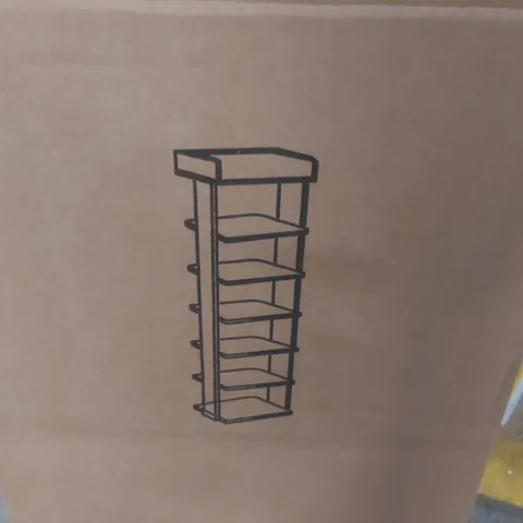 BOXED 7-TIER SHOE RACK
