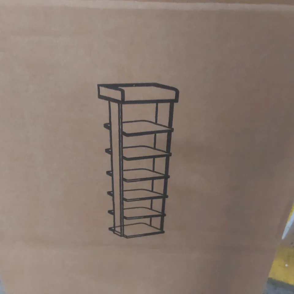 BOXED 7-TIER SHOE RACK