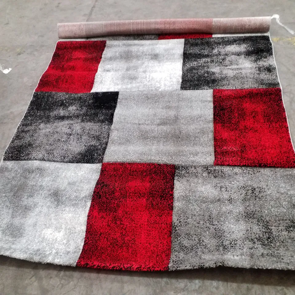 BRAND NEW PACO HOME INFERNO 4488 RUG IN RED - 160×230CM