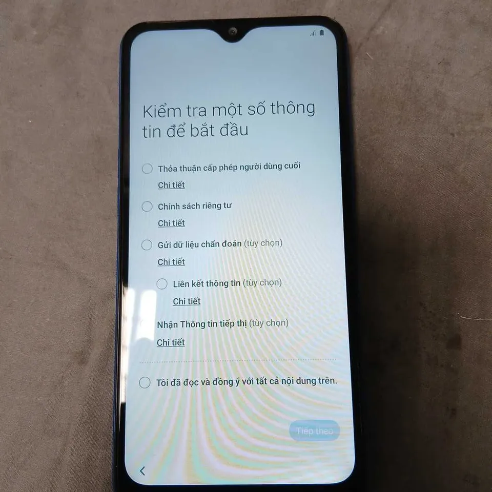 SAMSUNG GALAXY SMARTPHONE – BLUE, DUAL CAMERA