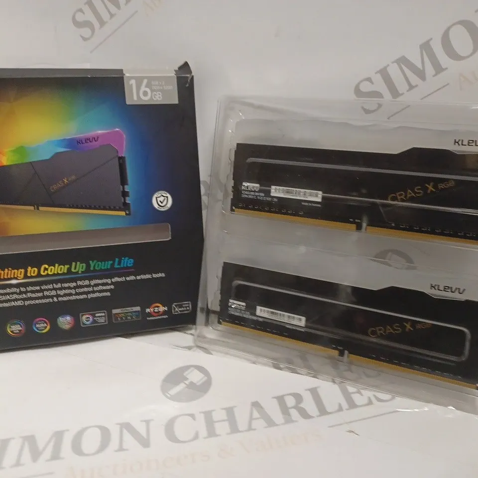 BOXED KLEVV CRAS X RGB DDR4 GAMING MEMORY