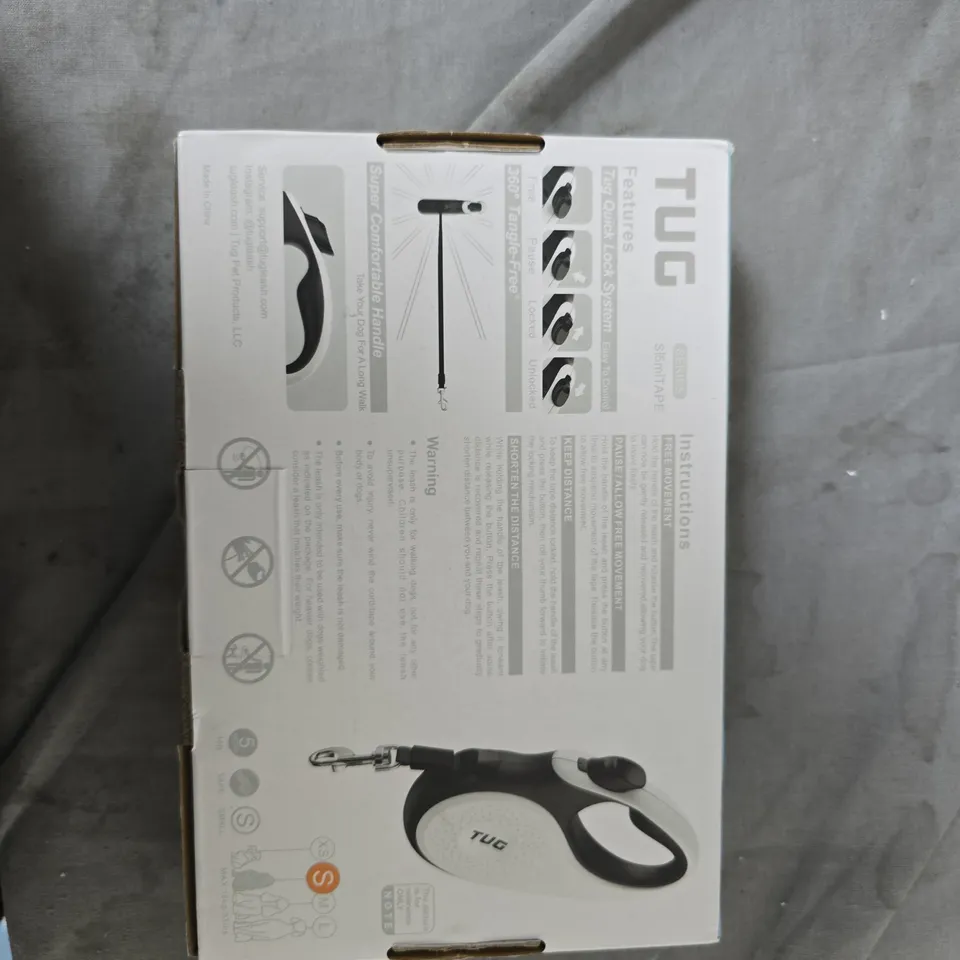 TUG RETRACTABLE DOG LEASH – 360° TANGLE-FREE, ERGONOMIC HANDLE