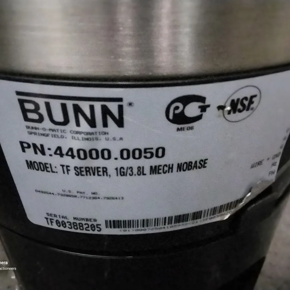 BUNN THERMOSTATIC COFFEE SERVER 