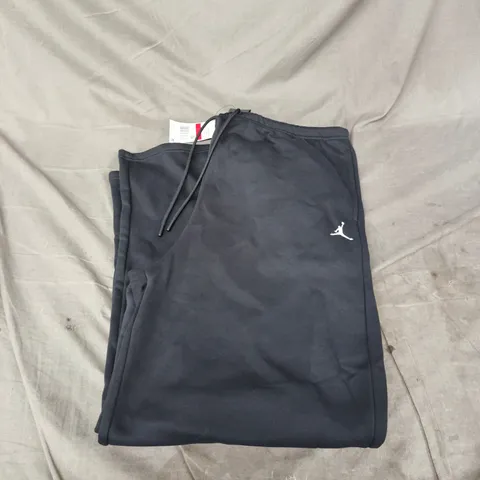 JORDAN WOMEN'S WIDE JOGGERS – BLACK (LG)