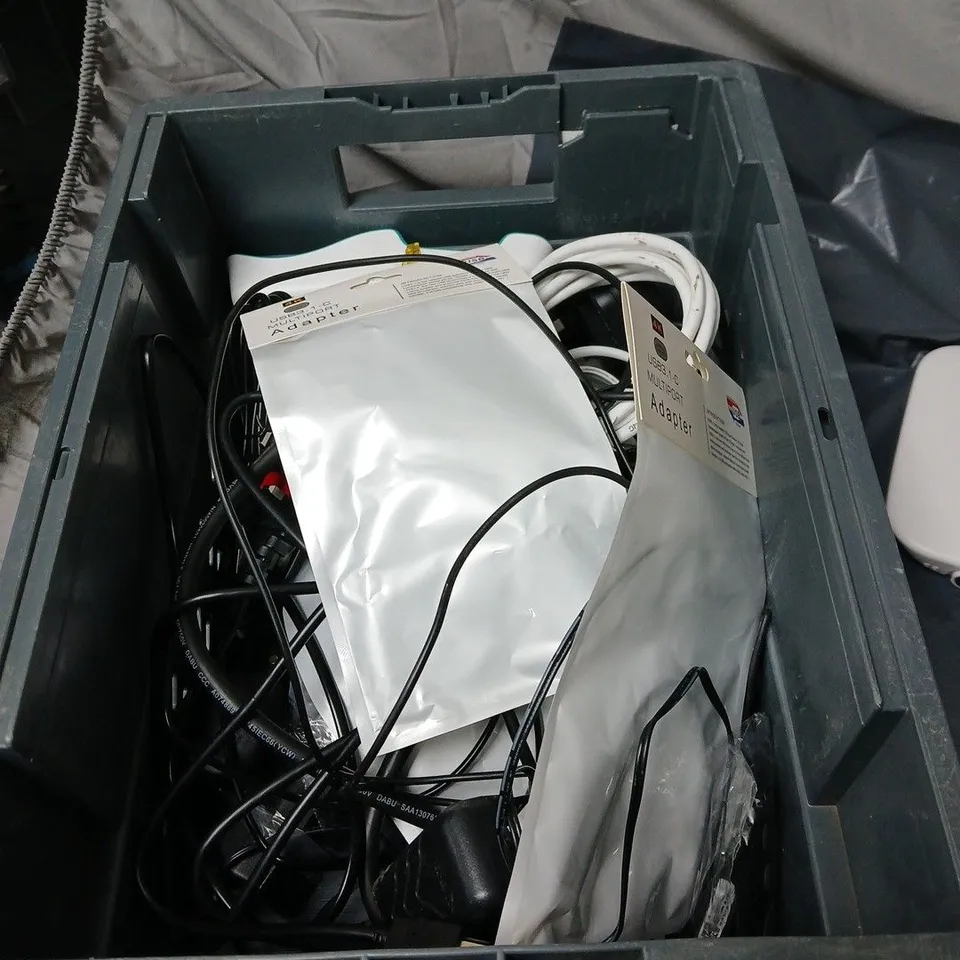 APPROXIMATELY 12 ASSORTED HOUSEHOLD ITEMS TO INCLUDE ROUTERS, REMOTE CONTROLS ETC