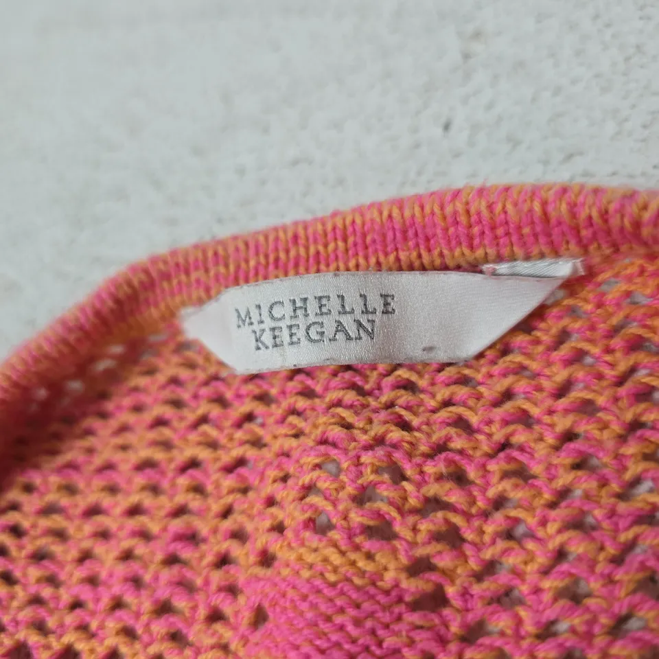 MICHELLE KEEGAN PINK KNITTED CARDIGAN