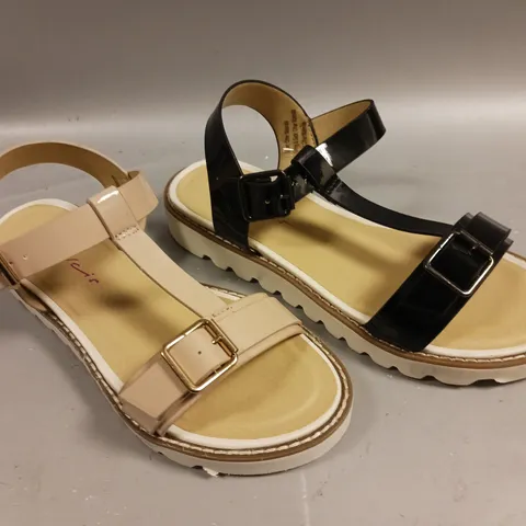 LOT OF 12 ASSORTED BOXED PAIRS OF DORCIS SANDALS - VARIOUS SIZES