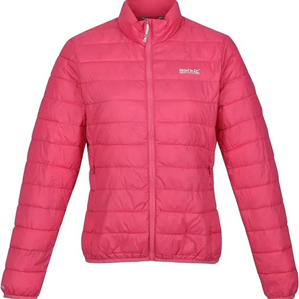 BRAND NEW REGATTA WOMEN'S HILLPACK II LADIES OUTDOOR JACKET IN DEEP PINK - UK 10