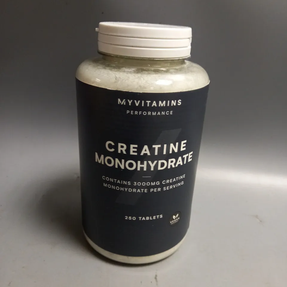 MYVITAMINS PERFORMANCE CREATINE MONOHYDRATE TABLETS X 250