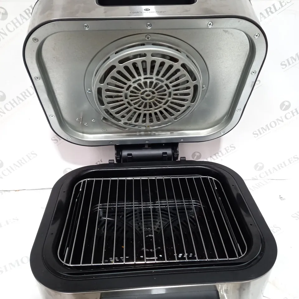 BOXED OUTLET COOK'S ESSENTIALS GRILL & AIRFRYER 5.5L
