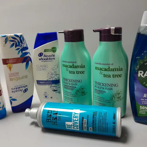 LOT OF BEAUTY PRODUCTS TO INCLUDE SHAMPOO AND CONDITIONER, ETC