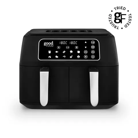 GOOD FOOD 12 IN 1 DUAL BASKET AIR FRYER