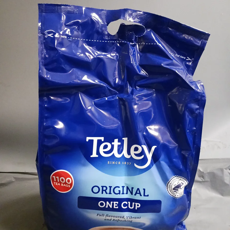 SEALED TETLEY ONE CUP 1100 TEA BAGS 