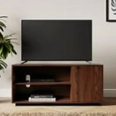 BOXED WALTER SMALL TV UNIT - WALNUT (1 BOX)
