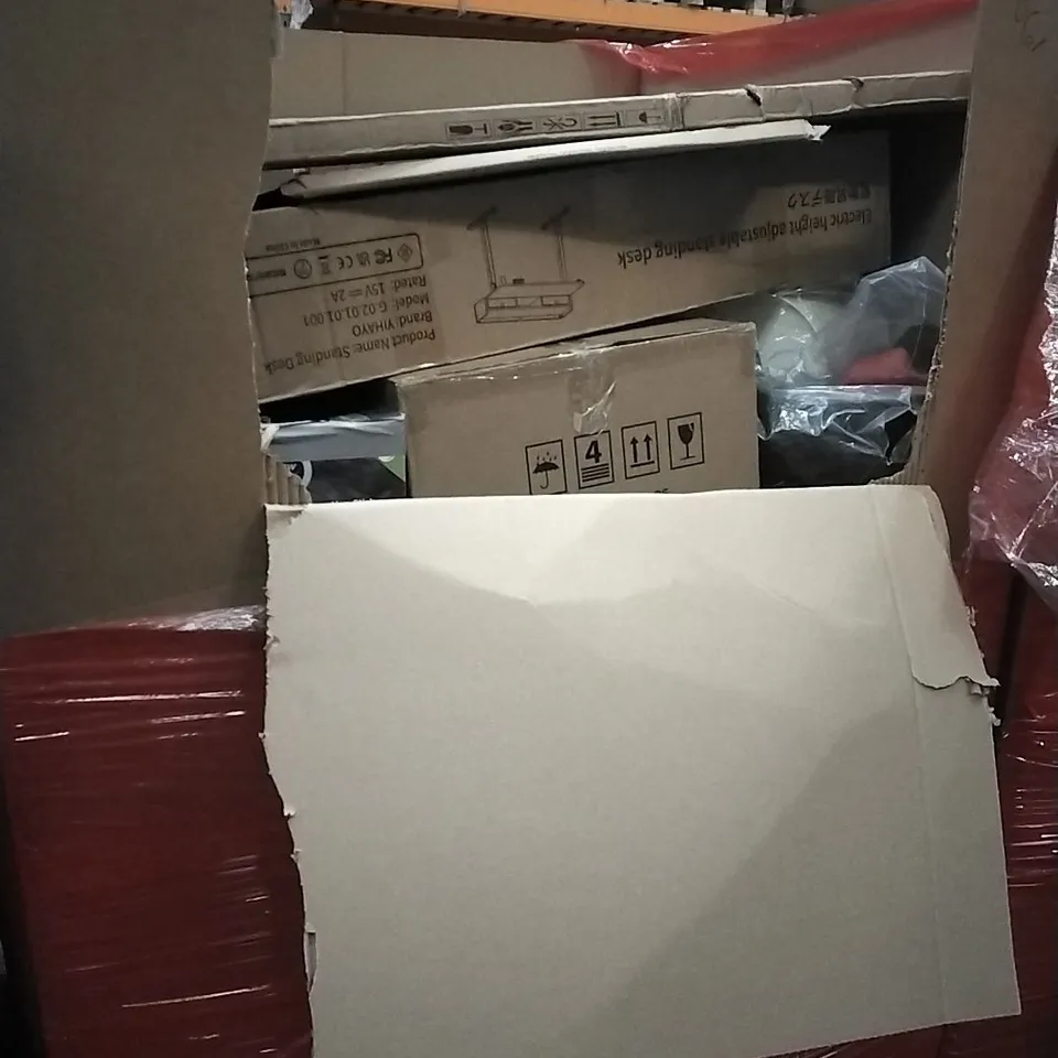 PALLET OF HOUSEHOLD ITEMS TO INCLUDE RADIANT HEATER,AQUA ELITE 360, PILATES BOARD, SHOWER SYSTEM AND OTHER ASSORTED ITEMS...