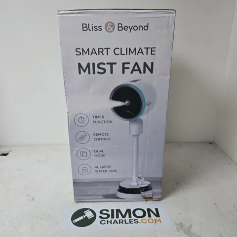BOXED BLISS & BEYOND SMART CLIMATE MIST FAN - COLLECTION ONLY