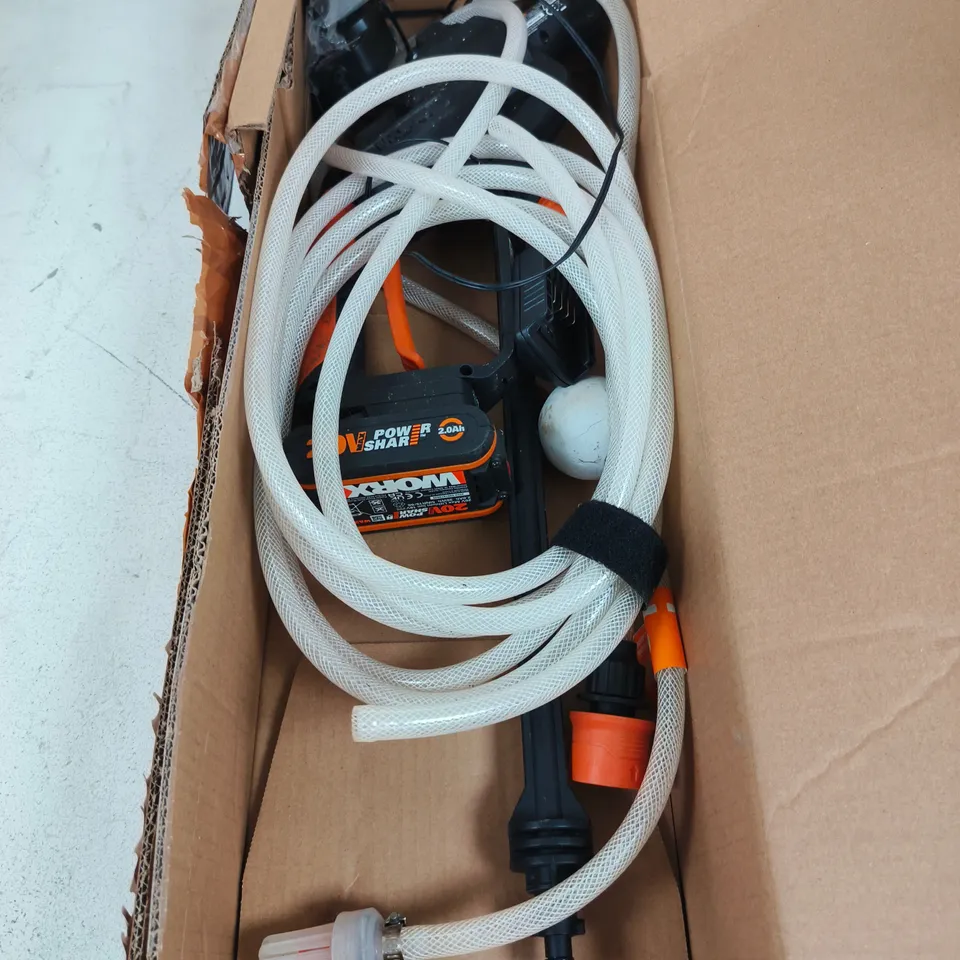 WORX HYDROSHOT CORDLESS PRESSURE WASHER - 20V