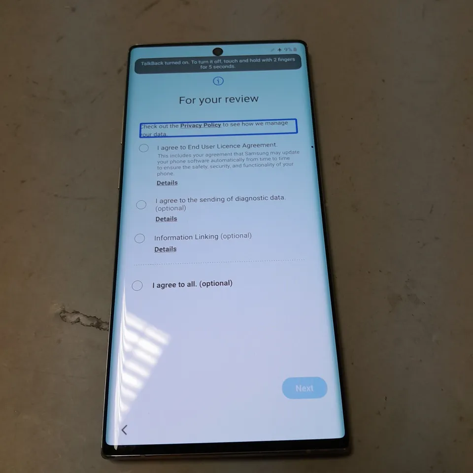 SAMSUNG GALAXY NOTE 10+ 5G